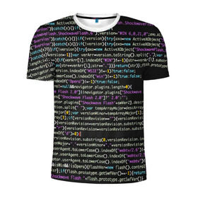 Мужская футболка 3D спортивная с принтом PHP CODE в Курске, 100% полиэстер с улучшенными характеристиками | приталенный силуэт, круглая горловина, широкие плечи, сужается к линии бедра | Тематика изображения на принте: hugo weaving | pc | the matrix | код | компьютеры | матрица | матрица 4 | программист | программный код | цифры