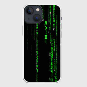 Чехол для iPhone 13 mini с принтом МАТРИЦА КОДА в Курске,  |  | hugo weaving | pc | the matrix | код | компьютеры | матрица | матрица 4 | программист | программный код | цифры