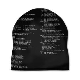 Шапка 3D с принтом ПРОГРАММИРОВАНИЕ 7 в Курске, 100% полиэстер | универсальный размер, печать по всей поверхности изделия | hugo weaving | pc | the matrix | код | компьютеры | матрица | матрица 4 | программист | программный код | цифры