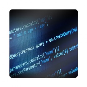 Магнит виниловый Квадрат с принтом CODE STYLE в Курске, полимерный материал с магнитным слоем | размер 9*9 см, закругленные углы | hugo weaving | pc | the matrix | код | компьютеры | матрица | матрица 4 | программист | программный код | цифры