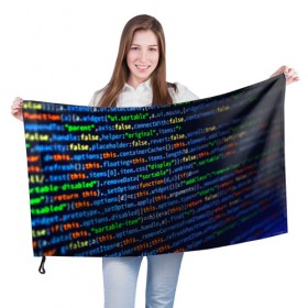Флаг 3D с принтом ПРОГРАММИРОВАНИЕ в Курске, 100% полиэстер | плотность ткани — 95 г/м2, размер — 67 х 109 см. Принт наносится с одной стороны | hugo weaving | pc | the matrix | код | компьютеры | матрица | матрица 4 | программист | программный код | цифры