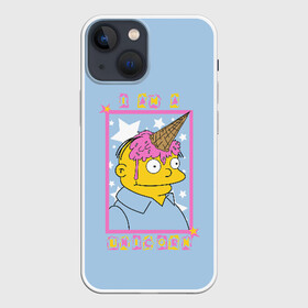 Чехол для iPhone 13 mini с принтом I am a Unicorn в Курске,  |  | bart | deliciouse | family | homer | lisa | maggy | marge | ralph | simpsons | simpsonsfamily | unicorn | wiggum | барт | виггам | гомер | еда | единорог | лиза | мегги | ральф | семья | симпсоны