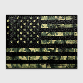 Обложка для студенческого билета с принтом American Flag Camo в Курске, натуральная кожа | Размер: 11*8 см; Печать на всей внешней стороне | eagle | states | united | usa | армейские | армия | камуфляж | орел | служба | снайпер | соединенных | солдат | сша | форма | штатов