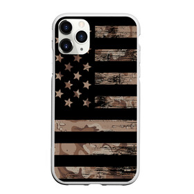 Чехол для iPhone 11 Pro Max матовый с принтом American Flag Camo в Курске, Силикон |  | eagle | states | united | usa | армейские | армия | камуфляж | орел | служба | снайпер | соединенных | солдат | сша | форма | штатов