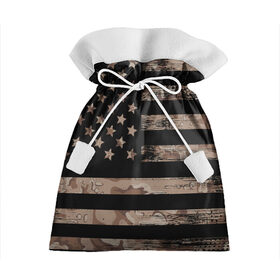 Подарочный 3D мешок с принтом American Flag Camo в Курске, 100% полиэстер | Размер: 29*39 см | Тематика изображения на принте: eagle | states | united | usa | армейские | армия | камуфляж | орел | служба | снайпер | соединенных | солдат | сша | форма | штатов