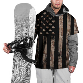 Накидка на куртку 3D с принтом American Flag Camo в Курске, 100% полиэстер |  | eagle | states | united | usa | армейские | армия | камуфляж | орел | служба | снайпер | соединенных | солдат | сша | форма | штатов