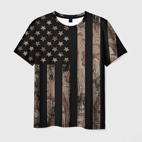 Мужская футболка 3D с принтом American Flag Camo в Курске, 100% полиэфир | прямой крой, круглый вырез горловины, длина до линии бедер | eagle | states | united | usa | армейские | армия | камуфляж | орел | служба | снайпер | соединенных | солдат | сша | форма | штатов