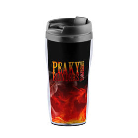 Термокружка-непроливайка с принтом Острые козырьки в Курске, внутренняя часть — пищевой пластик, наружная часть — прозрачный пластик, между ними — полиграфическая вставка с рисунком | объем — 350 мл, герметичная крышка | Тематика изображения на принте: gin | peaky blinders | shelby | the garrison | альфи соломонс | артур | братья | гаррисон | грейс берджесс | джин | джон | мафия | острые козырьки | сериал | томас | финн | шелби