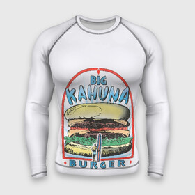 Мужской рашгард 3D с принтом Big Kahuna Burger в Курске,  |  | big kahuna | burger | kahuna | pulp fiction | голливуд | кино | криминальное чтиво