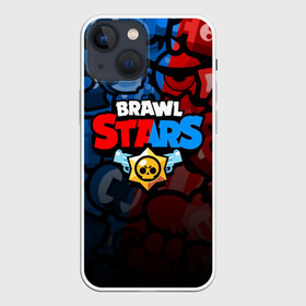 Чехол для iPhone 13 mini с принтом BRAWL STARS в Курске,  |  | android | brawl stars | colt | crow | games | leon | penny | poco. | shelly | spike | wanted | брав | бравл старс | звезды | игры | мобильные игры | старс