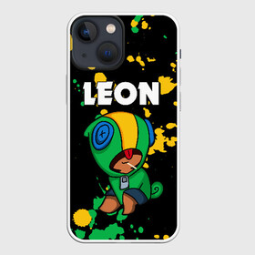 Чехол для iPhone 13 mini с принтом BRAWL STARS LEON в Курске,  |  | android | brawl stars | colt | crow | games | leon | penny | poco. | shelly | spike | wanted | брав | бравл старс | звезды | игры | мобильные игры | старс