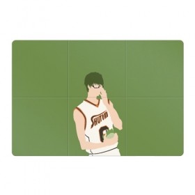 Магнитный плакат 3Х2 с принтом Shintarou Midorima в Курске, Полимерный материал с магнитным слоем | 6 деталей размером 9*9 см | basket | basketball | kuroko | kuroko no basket | midorima | shintarou | баскетбол | куроко | мидорима | шинтаро