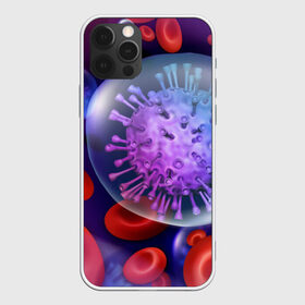 Чехол для iPhone 12 Pro Max с принтом Лейкоциты и клетка в Курске, Силикон |  | Тематика изображения на принте: вены | внутренности | кровь | лейкоциты | медицина | операция | разрез | сердце | строение человека | ужас | ужасы | частицы