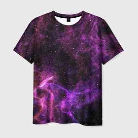 Мужская футболка 3D с принтом Темная Материя в Курске, 100% полиэфир | прямой крой, круглый вырез горловины, длина до линии бедер | вселенная | звезды | космос | темная материя | темнота