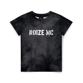 Детская футболка 3D с принтом NOIZE MC в Курске, 100% гипоаллергенный полиэфир | прямой крой, круглый вырез горловины, длина до линии бедер, чуть спущенное плечо, ткань немного тянется | noize mc