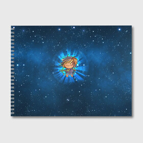 Альбом для рисования с принтом Стрелец в Курске, 100% бумага
 | матовая бумага, плотность 200 мг. | вселенная | гороскоп | знаки зодиака | зодиак | космос | медитация | планеты