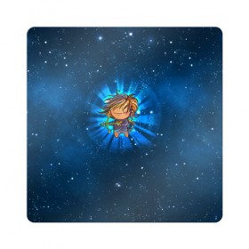 Магнит виниловый Квадрат с принтом Стрелец в Курске, полимерный материал с магнитным слоем | размер 9*9 см, закругленные углы | вселенная | гороскоп | знаки зодиака | зодиак | космос | медитация | планеты