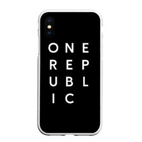 Чехол для iPhone XS Max матовый с принтом One Republic (+спина) в Курске, Силикон | Область печати: задняя сторона чехла, без боковых панелей | one republic | уан репаблик