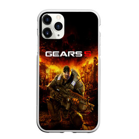 Чехол для iPhone 11 Pro матовый с принтом GEARS 5 в Курске, Силикон |  | Тематика изображения на принте: alien | combat | fight | game | gears 5 | gears of war | gun | human | man | monsters | powerful | saw | strong | war | weapon | игры