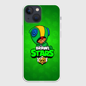 Чехол для iPhone 13 mini с принтом BRAWL STARS LEON в Курске,  |  | brawl stars | bull | colt | leon | stars | берли | бо | брок | ворон | джесси | динамайк | дэррил | кольт | леон | мортис | нита | пайпер | пенни | поко | пэм | рикошет | спайк | тара | фрэнк | шелли | эль примо