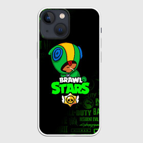 Чехол для iPhone 13 mini с принтом BRAWL STARS LEON в Курске,  |  | brawl stars | bull | colt | leon | stars | берли | бо | брок | ворон | джесси | динамайк | дэррил | кольт | леон | мортис | нита | пайпер | пенни | поко | пэм | рикошет | спайк | тара | фрэнк | шелли | эль примо