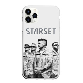 Чехол для iPhone 11 Pro Max матовый с принтом Starset Band в Курске, Силикон |  | Тематика изображения на принте: logo | rock | starset | лого | рок | старсет