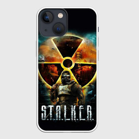 Чехол для iPhone 13 mini с принтом S.T.A.L.K.E.R. в Курске,  |  | 2 | call of chernobyl | s.t.a.l.k.e.r. | shadow of chernobyl | stalker | зов припяти | зона | летс плей | моды | сталкер | стрим | тень чернобыля | чистое небо