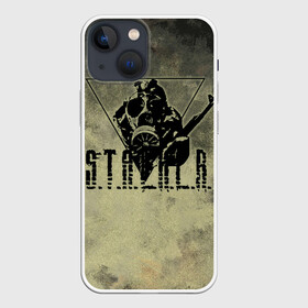 Чехол для iPhone 13 mini с принтом S.T.A.L.K.E.R. в Курске,  |  | 2 | call of chernobyl | s.t.a.l.k.e.r. | shadow of chernobyl | stalker | зов припяти | зона | летс плей | моды | сталкер | стрим | тень чернобыля | чистое небо