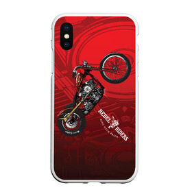 Чехол для iPhone XS Max матовый с принтом Vintage chopper motorcycle в Курске, Силикон | Область печати: задняя сторона чехла, без боковых панелей | bike | crash | drift | extreme | jawa | motor cycle | motorbike | motorcycle | race | racing | rally | turbo | автомобил | быстрый | классика | мотоцикл | скремблер | экстрим