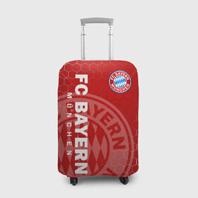 Чехол для чемодана 3D с принтом Бавария в Курске, 86% полиэфир, 14% спандекс | двустороннее нанесение принта, прорези для ручек и колес | bayern | bayern munchen | бавария | бавария мюнхен | мюнхенская бавария | форма | футбол | футболист | футбольный клуб