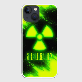 Чехол для iPhone 13 mini с принтом S.T.A.L.K.E.R. 2 в Курске,  |  | bandit | chernobyl | pripyat | s.t.a.l.k.e.r. 2 | shadow of chernobyl | stalker | stalker 2 | бандиты | меченый | припять | сталкер | сталкер 2 | тени чернобыля | чернобыль | чистое небо