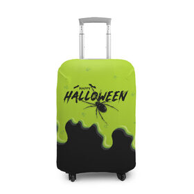 Чехол для чемодана 3D с принтом Happy Halloween в Курске, 86% полиэфир, 14% спандекс | двустороннее нанесение принта, прорези для ручек и колес | ghost | halloween | ведьма | джек | дух | кельты | монстр | нечисть | паук | паутина | праздник | привидение | призрак | пугало | тень | тыква | хеллоуин | хэллоуин