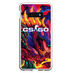 Чехол для Samsung S10E с принтом CS GOHyperBeast в Курске, Силикон | Область печати: задняя сторона чехла, без боковых панелей | awp | counter strike | cs go | cs go global offensive | hyper beast | skin cs | team cs | команды cs | скины оружия | скоростной зверь | хайпер бист