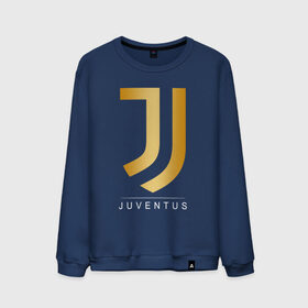 Мужской свитшот хлопок с принтом JUVENTUS GOLDEN LOGO в Курске, 100% хлопок |  | cr7 | juve | juventus | ronaldo | роналдо | ювентус