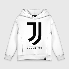 Детское худи Oversize хлопок с принтом JUVENTUS в Курске, френч-терри — 70% хлопок, 30% полиэстер. Мягкий теплый начес внутри —100% хлопок | боковые карманы, эластичные манжеты и нижняя кромка, капюшон на магнитной кнопке | Тематика изображения на принте: cr7 | juve | juventus | ronaldo | роналдо | ювентус