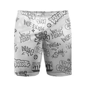 Мужские шорты 3D спортивные с принтом Billie Eilish Graffiti Gray в Курске,  |  | Тематика изображения на принте: billie | eilish | graffiti | grunge | айлиш | беляш | беляшик | билли | биляш | граффити | татуировки