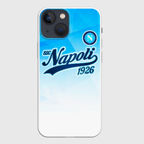 Чехол для iPhone 13 mini с принтом Наполи в Курске,  |  | napoli | ssc napoli | наполи | неаполь | форма | футбол | футболист | футбольный клуб