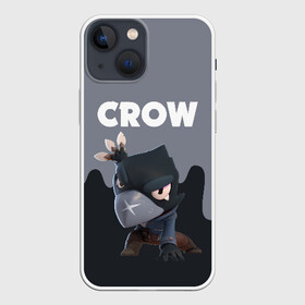 Чехол для iPhone 13 mini с принтом BRAWL STARS CROW в Курске,  |  | android | brawl stars | colt | crow | games | leon | penny | poco. | shelly | spike | wanted | брав | бравл старс | звезды | игры | мобильные игры | старс