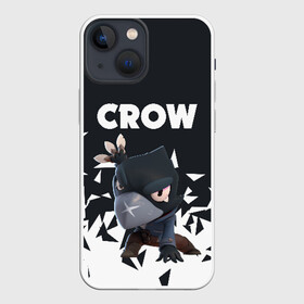 Чехол для iPhone 13 mini с принтом BRAWL STARS CROW в Курске,  |  | android | brawl stars | colt | crow | games | leon | penny | poco. | shelly | spike | wanted | брав | бравл старс | звезды | игры | мобильные игры | старс