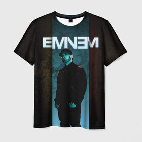 Мужская футболка 3D с принтом Eminem в Курске, 100% полиэфир | прямой крой, круглый вырез горловины, длина до линии бедер | Тематика изображения на принте: emenem | eminem | hip hop | hiphop | kamikaze | marshal mathers | marshall | marshall mathers | rap | rap god | revival | slim shadi | slim shady | venom | еминем | олдскул | реп | рэп | хипхоп | эминем
