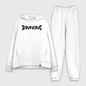 Женский костюм хлопок Oversize с принтом Eminem в Курске,  |  | emenem | eminem | hip hop | hiphop | kamikaze | marshal mathers | marshall | marshall mathers | rap | rap god | revival | slim shadi | slim shady | venom | еминем | олдскул | реп | рэп | хипхоп | эминем