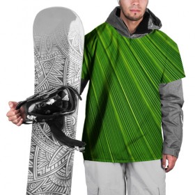 Накидка на куртку 3D с принтом Зелёный лист в Курске, 100% полиэстер |  | abstract | абстрактно | абстрактный | абстракция | зеленый | зелень | лист | листок | листья | полоса | полоска | полосы | природа | флора