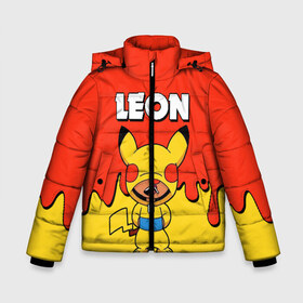 Зимняя куртка для мальчиков 3D с принтом Brawl Stars Leon Pikachu в Курске, ткань верха — 100% полиэстер; подклад — 100% полиэстер, утеплитель — 100% полиэстер | длина ниже бедра, удлиненная спинка, воротник стойка и отстегивающийся капюшон. Есть боковые карманы с листочкой на кнопках, утяжки по низу изделия и внутренний карман на молнии. 

Предусмотрены светоотражающий принт на спинке, радужный светоотражающий элемент на пуллере молнии и на резинке для утяжки | brawl stars | pikachu | взлом brawl stars | леон brawl stars | пикачу | сервера brawl stars | скачать brawl stars | скачать бесплатно brawl stars