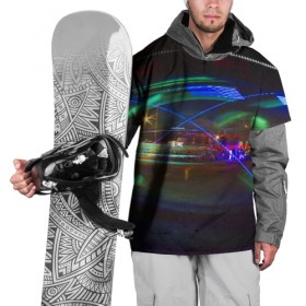 Накидка на куртку 3D с принтом Neon в Курске, 100% полиэстер |  | neon | город | города | городе | городом | городской | неон | неонка | неоновые | неоновый | свет | светящиеся | светящийся | светящимся