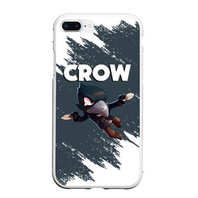 Чехол для iPhone 7Plus/8 Plus матовый с принтом BRAWL STARS CROW в Курске, Силикон | Область печати: задняя сторона чехла, без боковых панелей | brawl stars | bull | colt | crow | leon | stars | берли | бо | брок | ворон | джесси | динамайк | дэррил | кольт | леон | мортис | нита | пайпер | пенни | поко | пэм | рикошет | спайк | фрэнк | шелли | эль примо