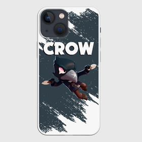 Чехол для iPhone 13 mini с принтом BRAWL STARS CROW в Курске,  |  | brawl stars | bull | colt | crow | leon | stars | берли | бо | брок | ворон | джесси | динамайк | дэррил | кольт | леон | мортис | нита | пайпер | пенни | поко | пэм | рикошет | спайк | фрэнк | шелли | эль примо