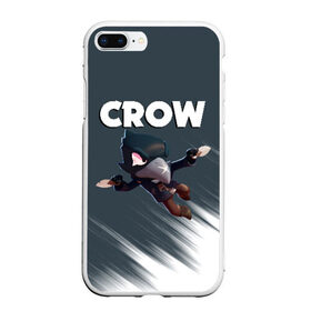 Чехол для iPhone 7Plus/8 Plus матовый с принтом BRAWL STARS CROW в Курске, Силикон | Область печати: задняя сторона чехла, без боковых панелей | brawl stars | bull | colt | crow | leon | stars | берли | бо | брок | ворон | джесси | динамайк | дэррил | кольт | леон | мортис | нита | пайпер | пенни | поко | пэм | рикошет | спайк | фрэнк | шелли | эль примо