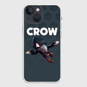 Чехол для iPhone 13 mini с принтом BRAWL STARS CROW в Курске,  |  | brawl stars | bull | colt | crow | leon | stars | берли | бо | брок | ворон | джесси | динамайк | дэррил | кольт | леон | мортис | нита | пайпер | пенни | поко | пэм | рикошет | спайк | фрэнк | шелли | эль примо