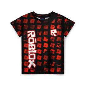 Детская футболка 3D с принтом Roblox в Курске, 100% гипоаллергенный полиэфир | прямой крой, круглый вырез горловины, длина до линии бедер, чуть спущенное плечо, ткань немного тянется | roblox | roblox games | игра роблокс | роблокс симулятор