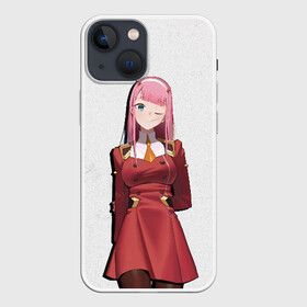 Чехол для iPhone 13 mini с принтом Ноль два в Курске,  |  | 02 | anime | darling in the franxx | hiro | manga | zero two | аниме | ахегао | любимый во франксе | манга | милый во франксе | ноль два | хиро